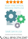 SAME DAY IN USA Exclusive Courier Service 50 States RUSH TIME CRITICAL MACHINE PARTS USA